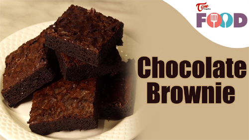 Chocolate Brownie With Egg and Butter